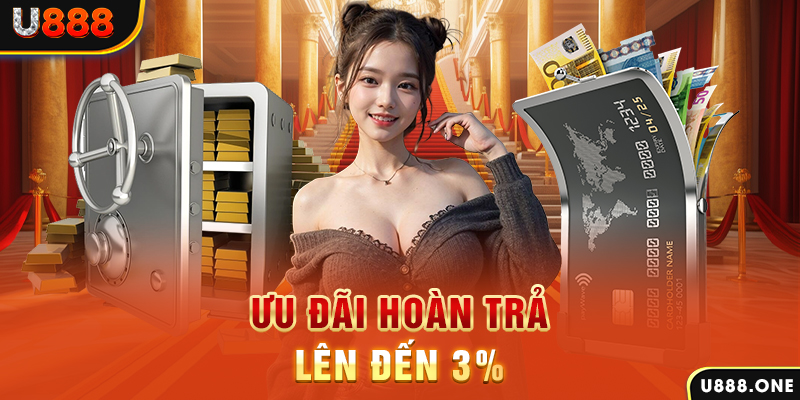 Ưu đãi hoàn trả lên đến 3%